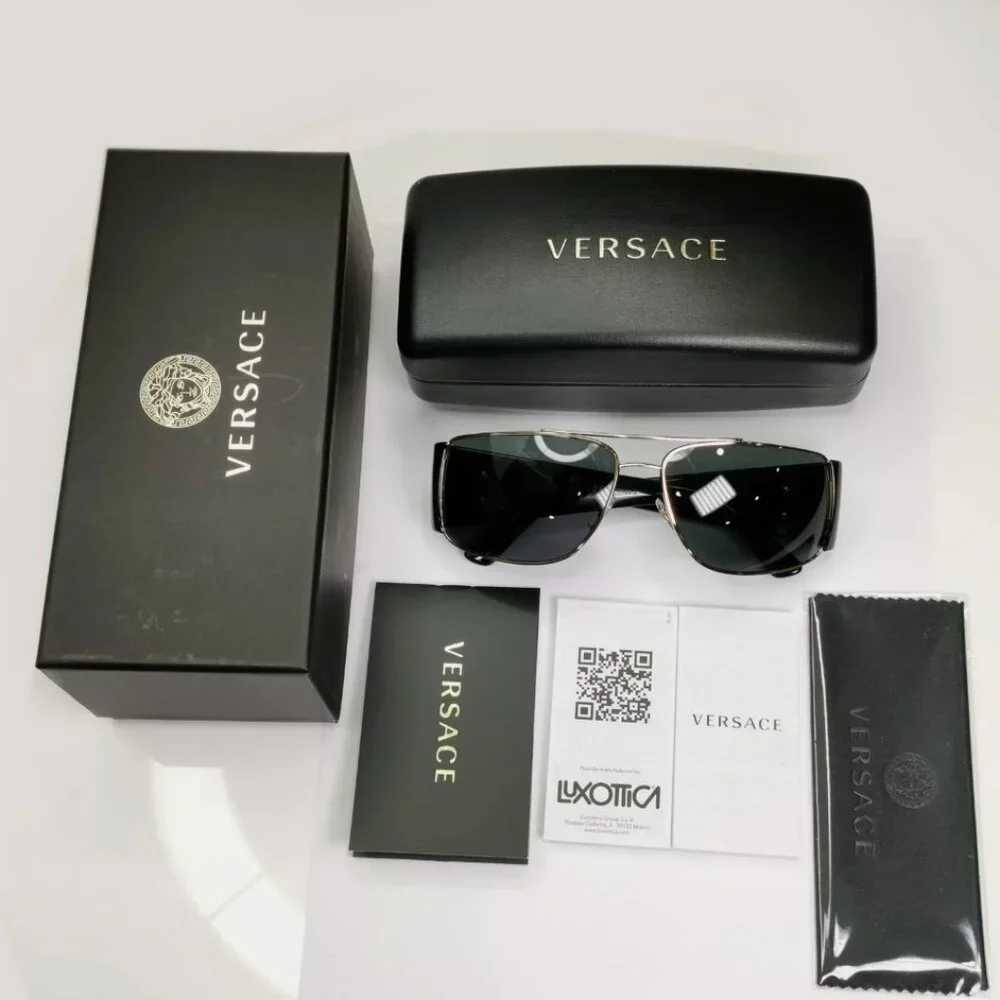Versace Men's Black Sunglasses New